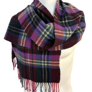 Bello Cashmere Scarf – 100% Cashmere Tartan Wrap – Ultra Soft Multicolour Plaid